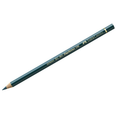Професійний кольоровий олівець Темно-зелений кобальт Faber-Castell Polychromos